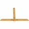 Ekena Millwork Eugene Rough Sawn Timber Gable Bracket, Western Red Cedar, 84"W x 56"H x 2"D x 6"F, 16/12 Pitch GBW084X56X0206EUG00RWR - alternate 5